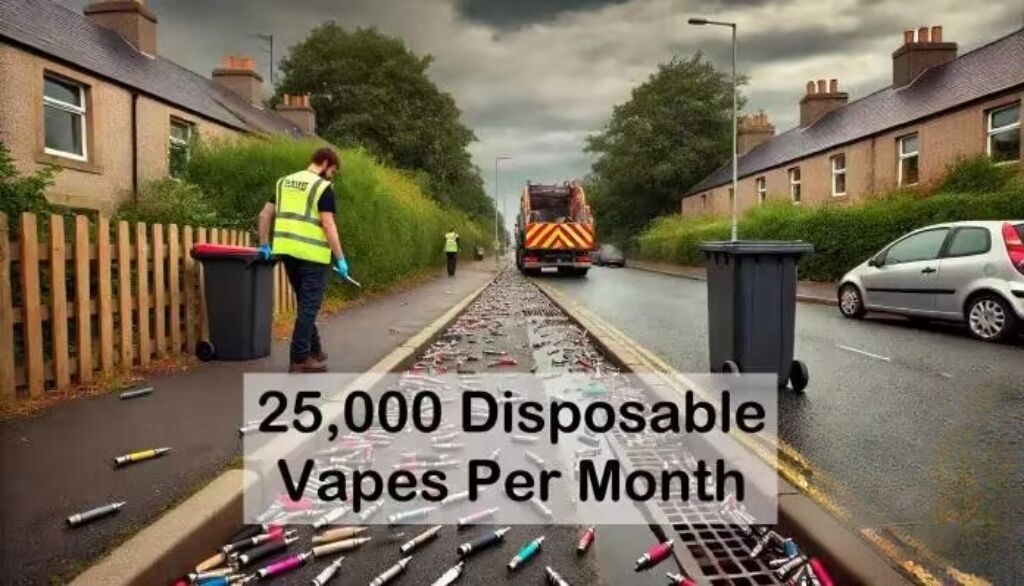 Environmental Impact of Disposable Vapes: The Toll on Aberdeenshire and the Upcoming UK Ban