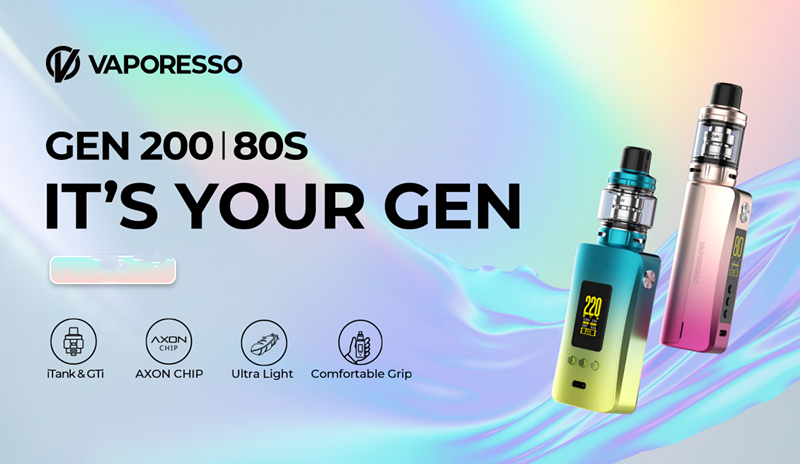 Vaporesso Gen 80 S & Gen 200 Review - New Members Of Gen Series Kit cometovape Vaporesso Gen 80 S & Gen 200 Review - New Members Of Gen Series Kit cometovape