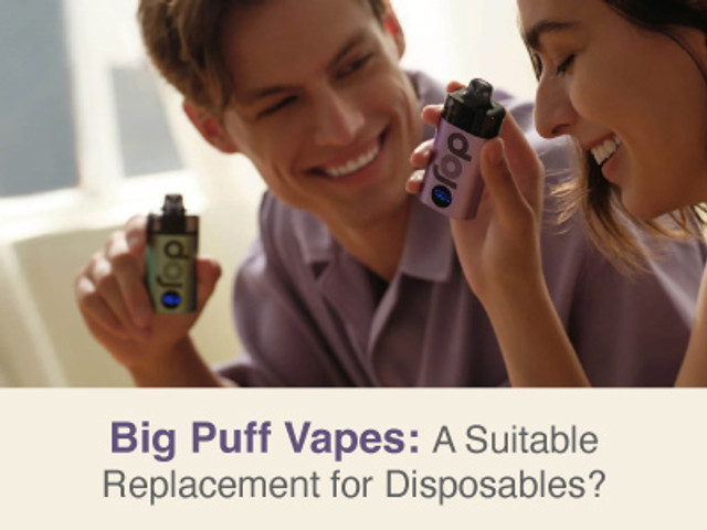 Big Puff Vapes: A Suitable Replacement for Disposables?