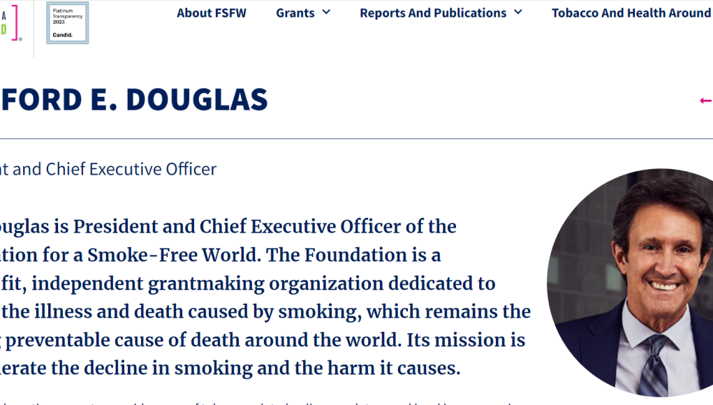The Foundation for a Smoke-Free World Ends Agreement With PMI as it Seeks to Rebrand