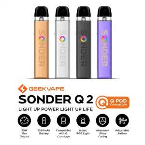 Geek Vape Sonder Q2 Review: Refillable Vape Pods for 2025 cometovape Geek Vape Sonder Q2 Review: Refillable Vape Pods for 2025 cometovape