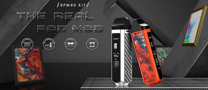 smok rpm 40 battery Smok RPM40 Kit - 1500mAh Battery - 40W Output main image 0