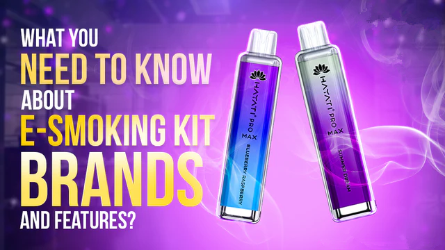What You Need To Know About E-smoking Kit Brands And Features?
