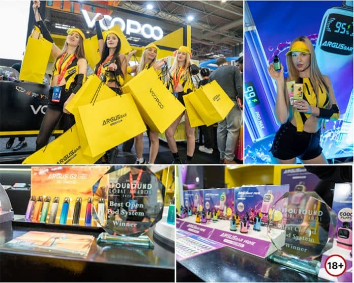 VOOPOO and ARGUSBAR Shine at Vaper Expo UK 2024 – Attracting Over 5,000 Visitors and Winning 4 Awards,