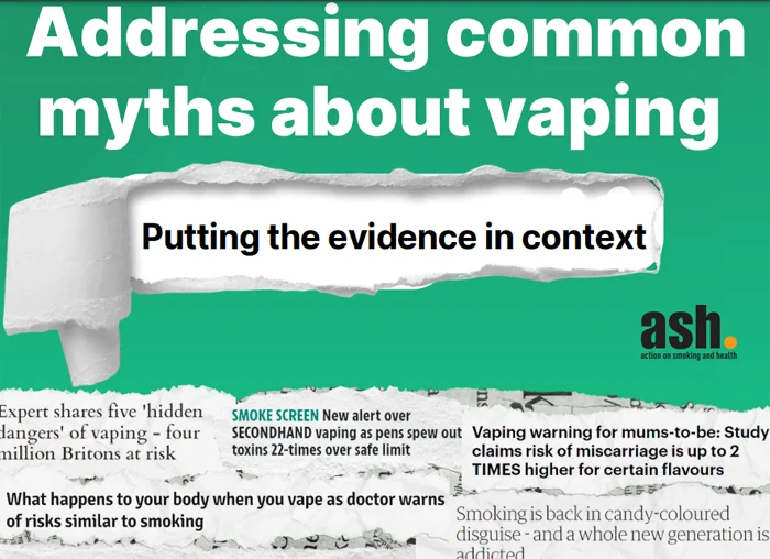 Excellent Myth-busting Factsheet From ASH UK – Attacking UK Media Nega –  cometovape