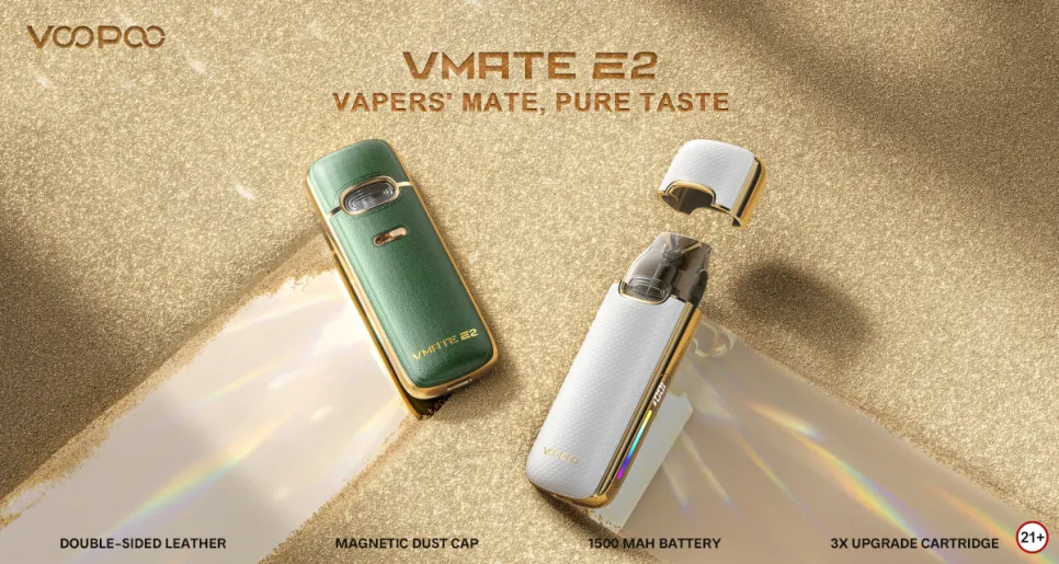 Cloaked in Style: The VOOPOO VMATE E2 Heralds a New Chapter in Vaping Elegance and Flavor
