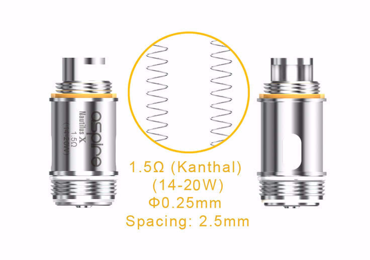 Aspire Nautilus X Replacement Coils - cometovape