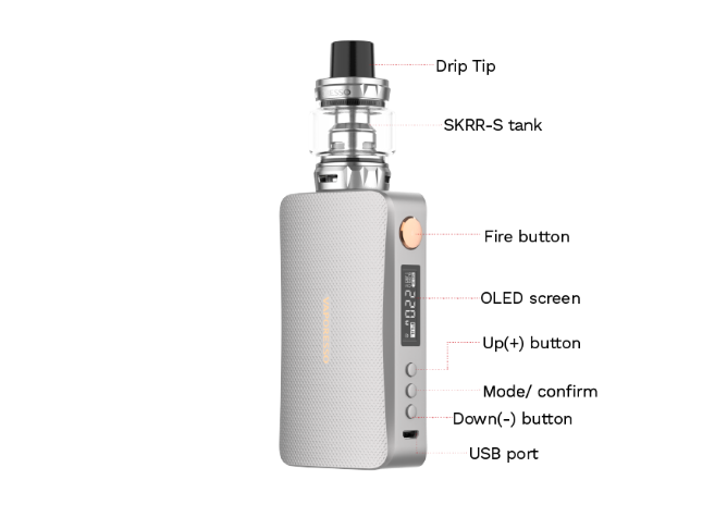 How to change VAPORESSO GEN settings