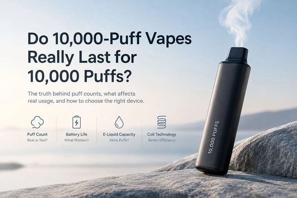 Do 10,000-Puff Vapes Really Last for 10,000 Puffs?