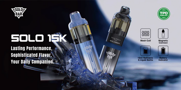 Solobar Launches SOLO15K in the UK, Introducing Lasting Performance and Sophisticated flavour