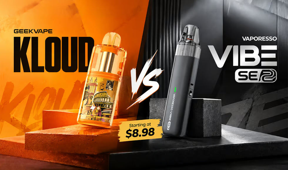 GeekVape Kloud vs Vaporesso VIBE SE 2: Best Budget Pod Kits