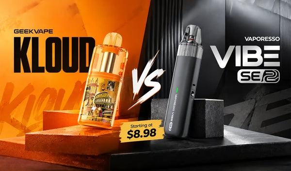 GeekVape Kloud vs Vaporesso VIBE SE 2: Best Budget Pod Kits