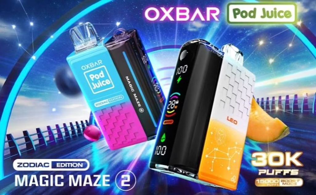 Press Release: Return of Another OXBAR & POD JUICE Artwork, Magic Maze 2.0 - The World's First High Wattage Disposable