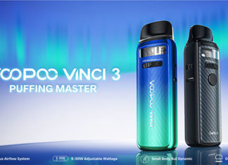 Puffing Master! VOOPOO VINCI 3 is Officially Released with its Upgrade Wide-area Adjustment Function