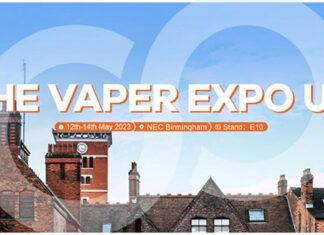 May 12th-14th, The Vaper Expo UK, Enjoy vaping with ZOVOO