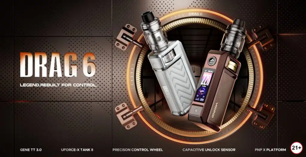 The Legend Rebuilds: DRAG 6 Redefines the High-Power Vaping Experience