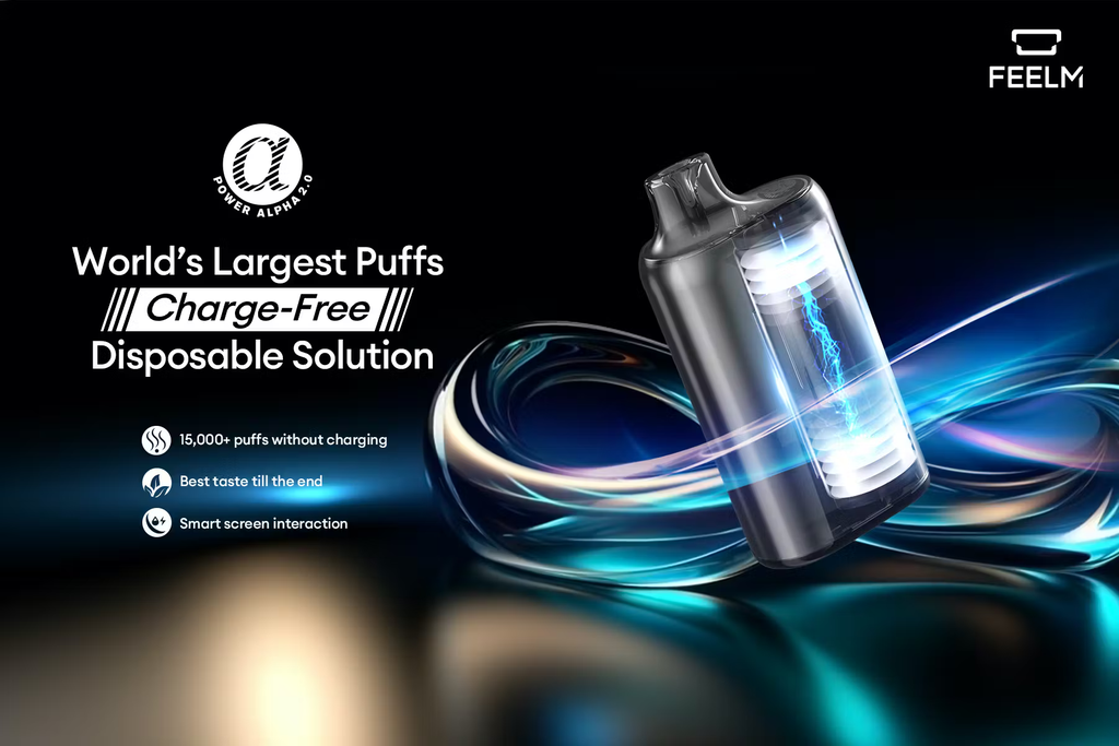 Press Release: POWER ALPHA 2.0, The First Ever Charge-Free 15,000+ Puffs Vape Solution by FEELM