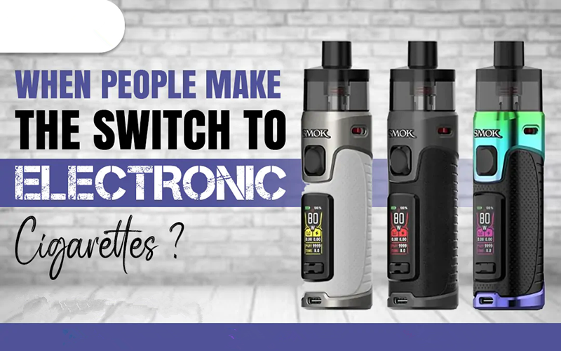 When People Make the Switch to Electronic Cigarettes?