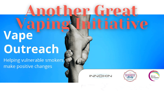 Innokin and Dinner Lady Team Up With Simon Community Scotland / One Great Initiative
