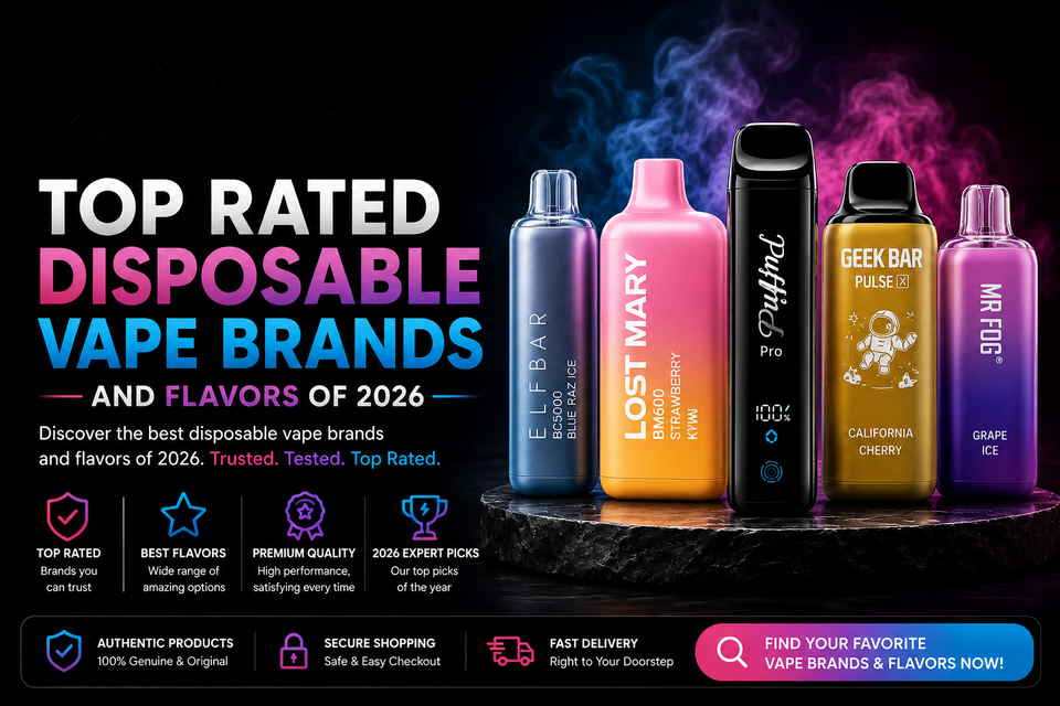 Top Rated Disposable Vape Brands and Flavors of 2026