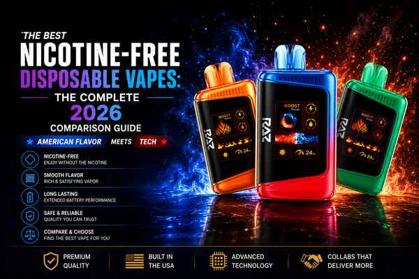 Nicotine-Free Disposable Vapes: The Complete 2026 Comparison Guide