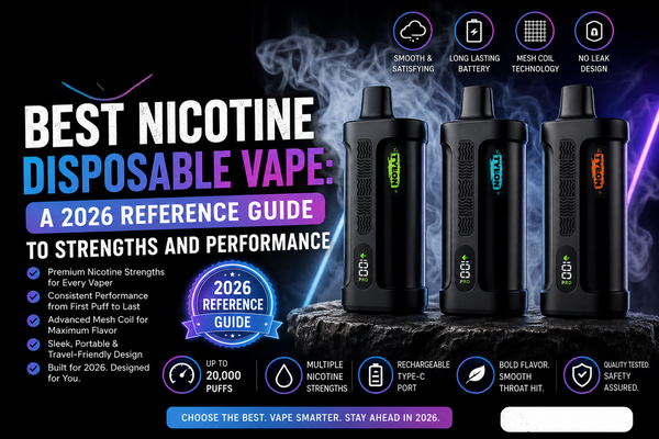 Best Nicotine Disposable Vape: A 2026 Guide to Strength & Performance
