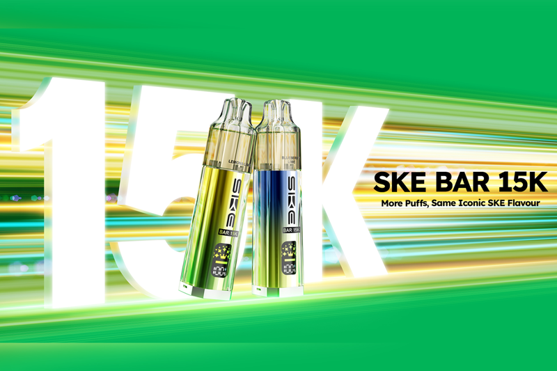 New SKE BAR 15K: Most Portable 15K Puffs, Same Iconic SKE Flavour