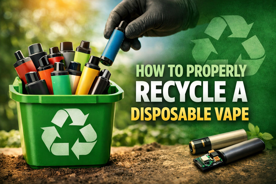 How to Properly Recycle a Disposable Vape?