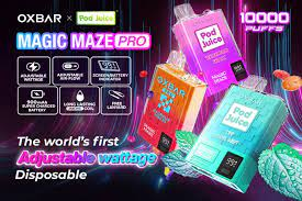 Press Release: OXBAR & Pod Juice Unveil Magic Maze Pro, the World’s First Adjustable Wattage Disposable