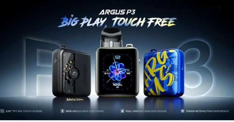The VOOPOO ARGUS P3: Where a 2.01″ Touchscreen Meets Mini BOX Design