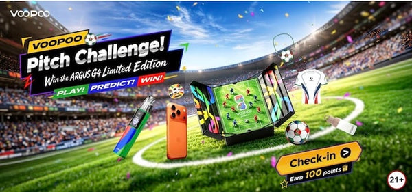 VOOPOO Pitch Challenge Kicks Off: Score an ARGUS G4 Limited-Edition Box — Your Ultimate Vape Kit Awaits