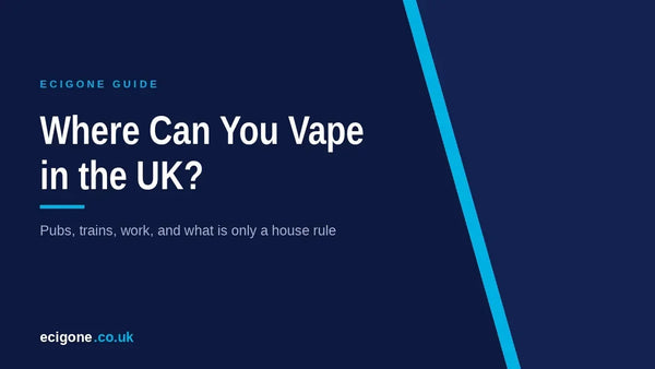 Where Can You Vape in the UK? Pubs, Trains, Work and the Law